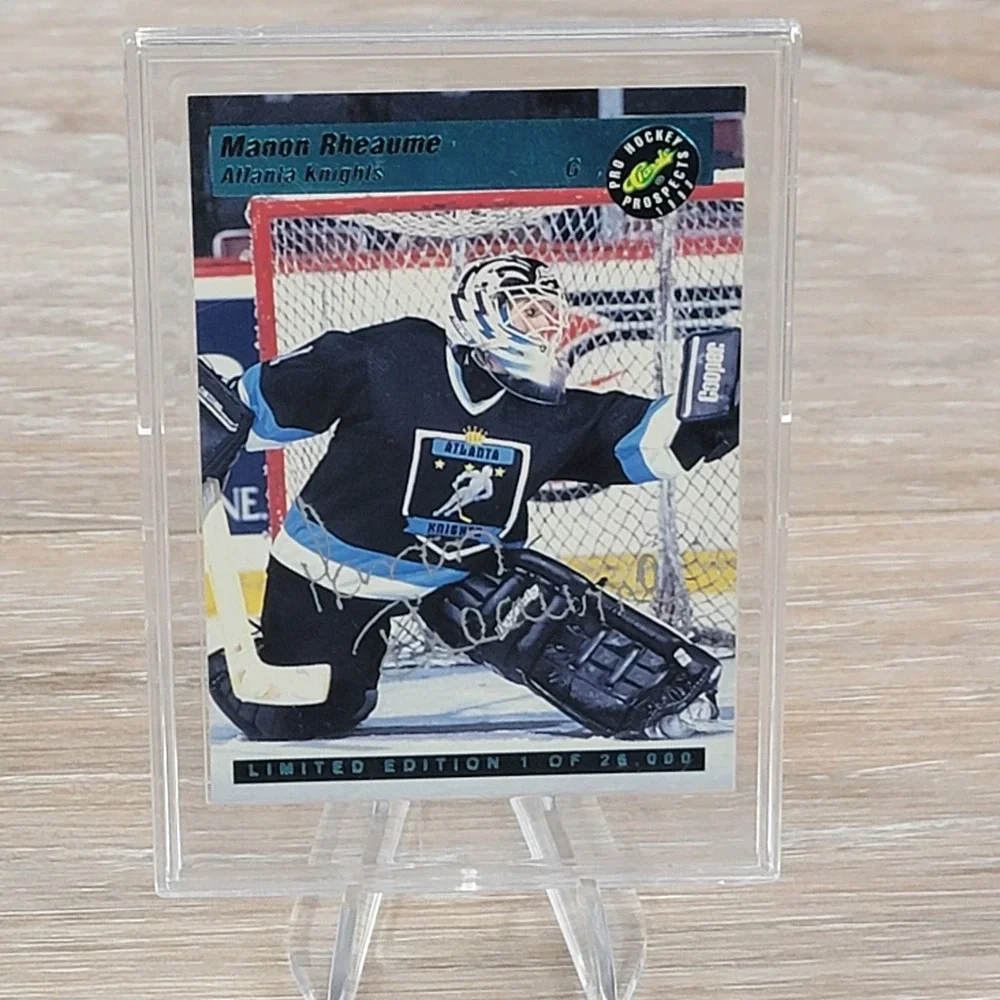 Manon Rheaume Signed 1993 Classic Pro Hockey Prospects LP1 Atlanta Knights